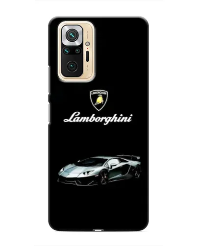 Чехол для Xiaomi Redmi Note 10 Pro с картинкой «Логотип Lamborghini классика»