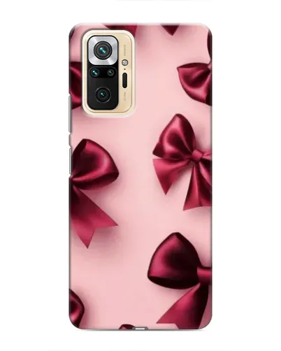 Чехол для Xiaomi Redmi Note 10 Pro с картинкой «Бордовый атлас»