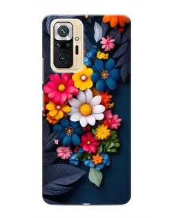 Чехол для Xiaomi Redmi Note 10 Pro с картинкой «Цветочная феерия»