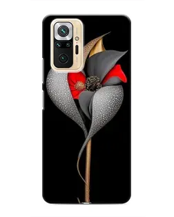 Чехол для Xiaomi Redmi Note 10 Pro с картинкой «Серебряный фантазийный цветок» Чехол для Xiaomi Redmi Note 10 Pro с картинкой «Серебряный фантазийный цветок»
