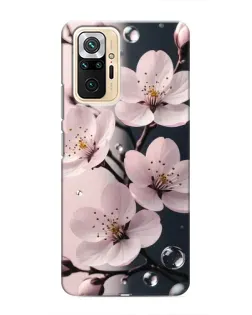 Чехол для Xiaomi Redmi Note 10 Pro с картинкой «Нежная сакура и капли» Чехол для Xiaomi Redmi Note 10 Pro с картинкой «Нежная сакура и капли»
