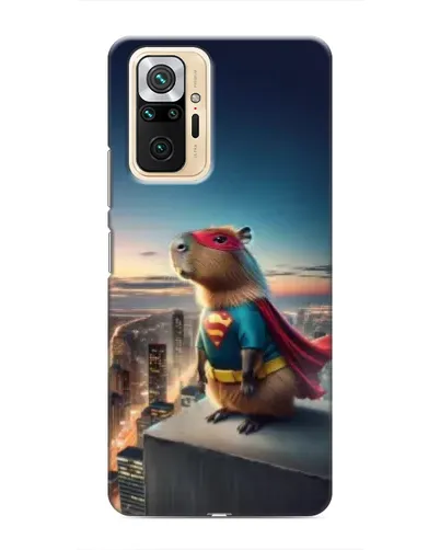 Чехол для Xiaomi Redmi Note 10 Pro с картинкой «Капи-мен супергерой» Чехол для Xiaomi Redmi Note 10 Pro с картинкой «Капи-мен супергерой»