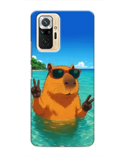 Чехол для Xiaomi Redmi Note 10 Pro с картинкой «Морская капибара» Чехол для Xiaomi Redmi Note 10 Pro с картинкой «Морская капибара»