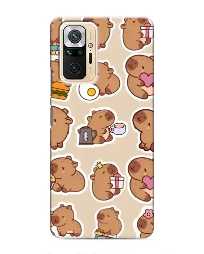 Чехол для Xiaomi Redmi Note 10 Pro с картинкой «Капибары паттерн» Чехол для Xiaomi Redmi Note 10 Pro с картинкой «Капибары паттерн»