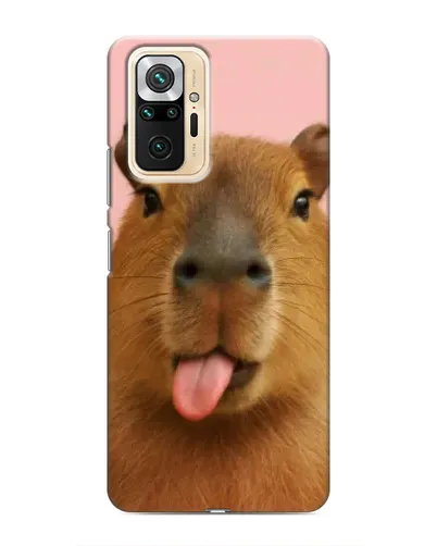 Чехол для Xiaomi Redmi Note 10 Pro с картинкой «Капибара с языком» Чехол для Xiaomi Redmi Note 10 Pro с картинкой «Капибара с языком»