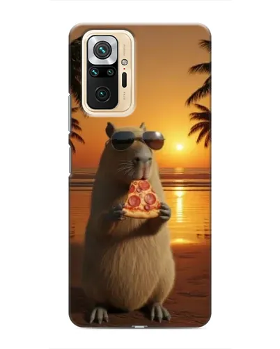 Чехол для Xiaomi Redmi Note 10 Pro с картинкой «Капибара с пиццей» Чехол для Xiaomi Redmi Note 10 Pro с картинкой «Капибара с пиццей»