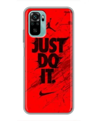 Чехол для Xiaomi Redmi Note 10 с картинкой «Nike Just Do It» Чехол для Xiaomi Redmi Note 10 с картинкой «Nike Just Do It»