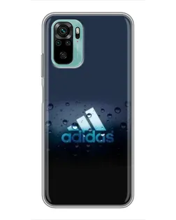 Чехол для Xiaomi Redmi Note 10 с картинкой «Adidas Water Drops» Чехол для Xiaomi Redmi Note 10 с картинкой «Adidas Water Drops»