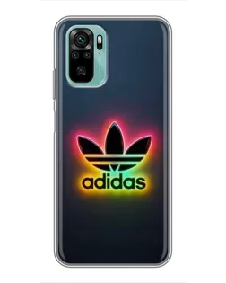 Чехол для Xiaomi Redmi Note 10 с картинкой «Неоновый Adidas» Чехол для Xiaomi Redmi Note 10 с картинкой «Неоновый Adidas»