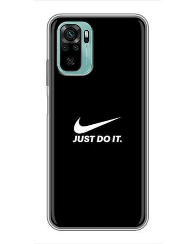Чехол для Xiaomi Redmi Note 10 с картинкой «Минимализм от Nike» Чехол для Xiaomi Redmi Note 10 с картинкой «Минимализм от Nike»