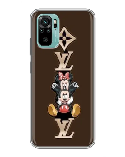 Чехол для Xiaomi Redmi Note 10 с картинкой «LV и Микки Маус» Чехол для Xiaomi Redmi Note 10 с картинкой «LV и Микки Маус»