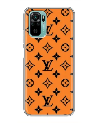 Чехол для Xiaomi Redmi Note 10 с картинкой «Оранжевый стиль LV» Чехол для Xiaomi Redmi Note 10 с картинкой «Оранжевый стиль LV»