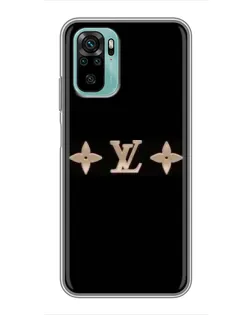 Чехол для Xiaomi Redmi Note 10 с картинкой «Louis Vuitton — минимализм»