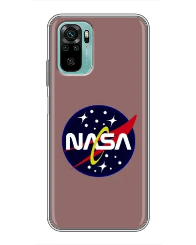 Чехол для Xiaomi Redmi Note 10 с картинкой «NASA — ретро космос»