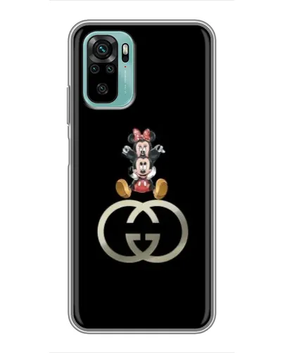 Чехол для Xiaomi Redmi Note 10 с картинкой «Минни Маус на лого» Чехол для Xiaomi Redmi Note 10 с картинкой «Минни Маус на лого»