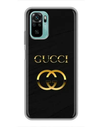 Чехол для Xiaomi Redmi Note 10 с картинкой «Золотой логотип Gucci» Чехол для Xiaomi Redmi Note 10 с картинкой «Золотой логотип Gucci»