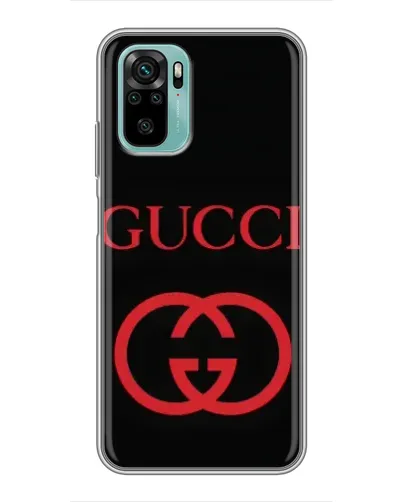 Чехол для Xiaomi Redmi Note 10 с картинкой «Gucci — красный логотип» Чехол для Xiaomi Redmi Note 10 с картинкой «Gucci — красный логотип»