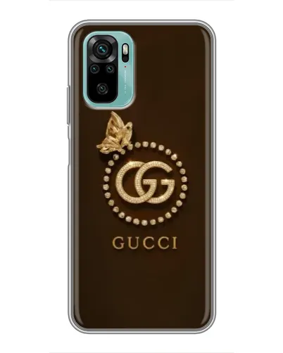 Чехол для Xiaomi Redmi Note 10 с картинкой «Gucci — золотая бабочка» Чехол для Xiaomi Redmi Note 10 с картинкой «Gucci — золотая бабочка»