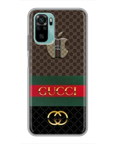 Чехол для Xiaomi Redmi Note 10 с картинкой «Gucci — брендированный десерт» Чехол для Xiaomi Redmi Note 10 с картинкой «Gucci — брендированный десерт»