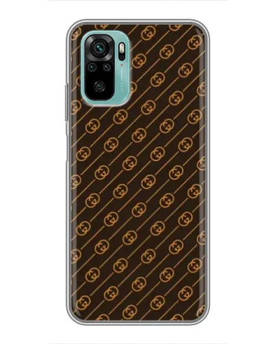 Чехол для Xiaomi Redmi Note 10 с картинкой «Gucci — золотые диагонали» Чехол для Xiaomi Redmi Note 10 с картинкой «Gucci — золотые диагонали»