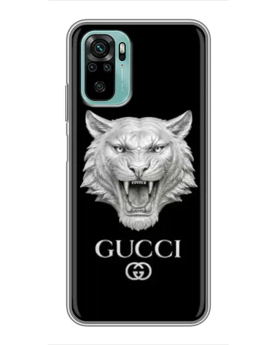 Чехол для Xiaomi Redmi Note 10 с картинкой «Gucci — серебряный лев» Чехол для Xiaomi Redmi Note 10 с картинкой «Gucci — серебряный лев»