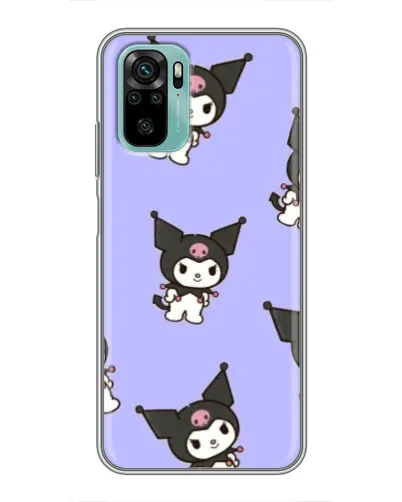 Чехол для Xiaomi Redmi Note 10 с картинкой «Паттерн с Kuromi»