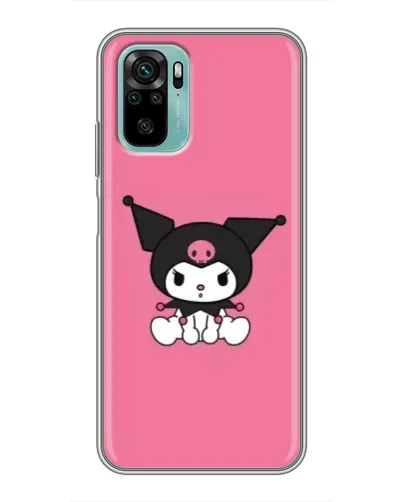 Чехол для Xiaomi Redmi Note 10 с картинкой «Хмурая Kuromi»