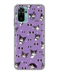 Чехол для Xiaomi Redmi Note 10 с картинкой «Kuromi — паттерн» Чехол для Xiaomi Redmi Note 10 с картинкой «Kuromi — паттерн»