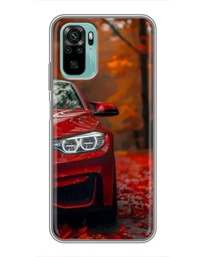 Чехол для Xiaomi Redmi Note 10 с картинкой «Осенняя BMW M4»