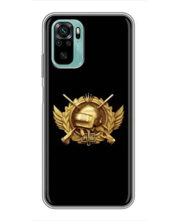 Чехол для Xiaomi Redmi Note 10 с картинкой «PUBG — оранжевый градиент» Чехол для Xiaomi Redmi Note 10 с картинкой «PUBG — оранжевый градиент»