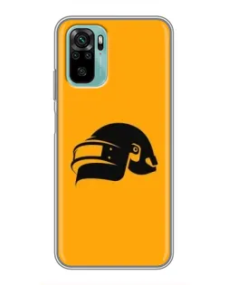 Чехол для Xiaomi Redmi Note 10 с картинкой «PUBG — золотой шлем» Чехол для Xiaomi Redmi Note 10 с картинкой «PUBG — золотой шлем»