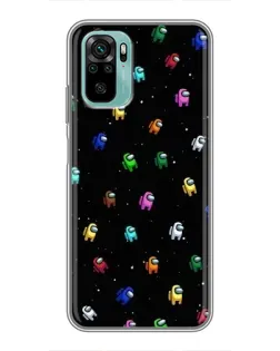 Чехол для Xiaomi Redmi Note 10 с картинкой «Экипаж Among Us» Чехол для Xiaomi Redmi Note 10 с картинкой «Экипаж Among Us»
