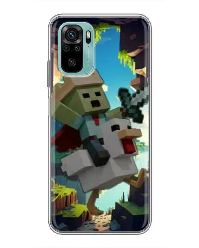 Чохол для Xiaomi Redmi Note 10 з картинкою «Стів та гусь» Чохол для Xiaomi Redmi Note 10 з картинкою «Стів та гусь»