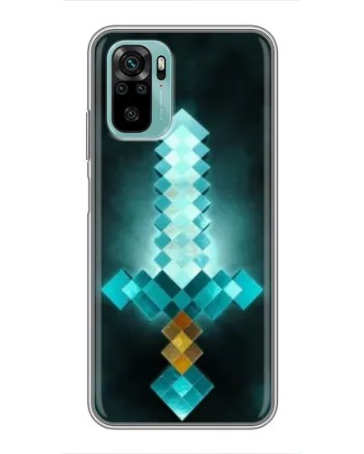 Чохол для Xiaomi Redmi Note 10 з картинкою «Алмазний меч неон» Чохол для Xiaomi Redmi Note 10 з картинкою «Алмазний меч неон»