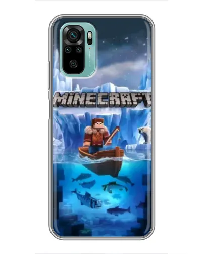 Чохол для Xiaomi Redmi Note 10 з картинкою «Minecraft льодянийсвіт» Чохол для Xiaomi Redmi Note 10 з картинкою «Minecraft льодянийсвіт»