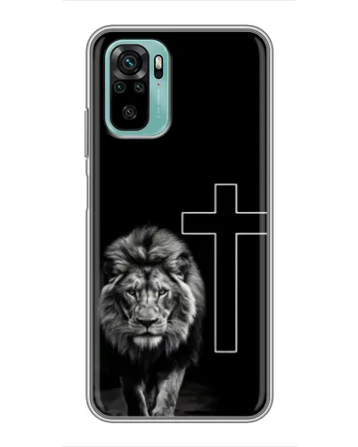 Чохол для Xiaomi Redmi Note 10 з картинкою «Лев та Хрест» Чохол для Xiaomi Redmi Note 10 з картинкою «Лев та Хрест»