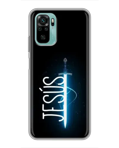 Чохол для Xiaomi Redmi Note 10 з картинкою «Меч Духа Jesus» Чохол для Xiaomi Redmi Note 10 з картинкою «Меч Духа Jesus»