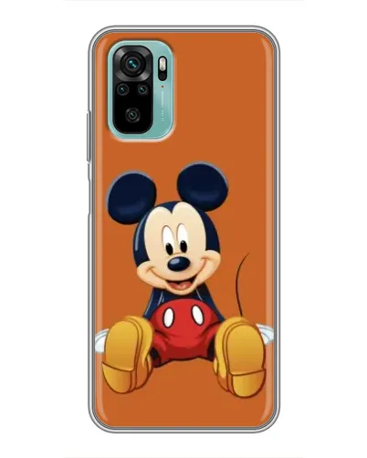 Чехол для Xiaomi Redmi Note 10 с картинкой «Микки отдыхает»