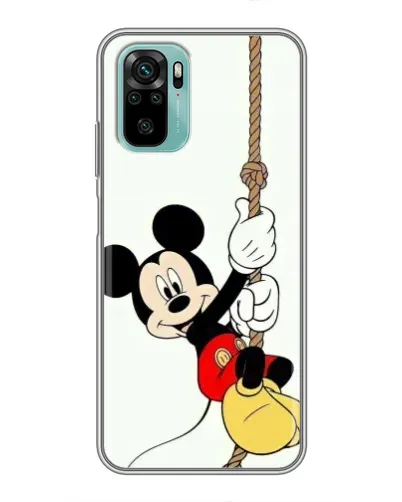 Чехол для Xiaomi Redmi Note 10 с картинкой «Mickey на канате»