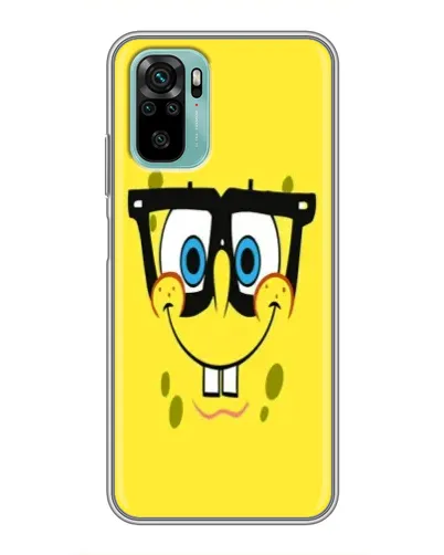 Чехол для Xiaomi Redmi Note 10 с картинкой «Минималистичный Спанч Боб» Чехол для Xiaomi Redmi Note 10 с картинкой «Минималистичный Спанч Боб»