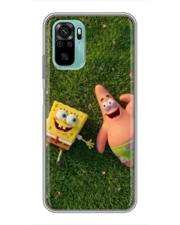 Чехол для Xiaomi Redmi Note 10 с картинкой «Друзья на лужайке» Чехол для Xiaomi Redmi Note 10 с картинкой «Друзья на лужайке»