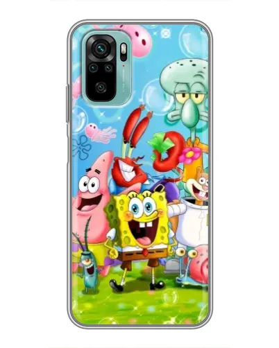 Чехол для Xiaomi Redmi Note 10 с картинкой «Губка Боб и друзья» Чехол для Xiaomi Redmi Note 10 с картинкой «Губка Боб и друзья»