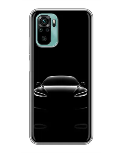 Чохол для Xiaomi Redmi Note 10 з картинкою «Силует Tesla Night»