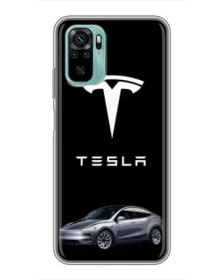 Чохол для Xiaomi Redmi Note 10 з картинкою «Tesla Model Y» Чохол для Xiaomi Redmi Note 10 з картинкою «Tesla Model Y»