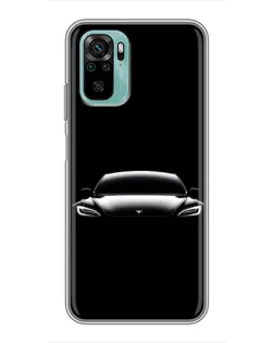 Чохол для Xiaomi Redmi Note 10 з картинкою «Фари Tesla Night» Чохол для Xiaomi Redmi Note 10 з картинкою «Фари Tesla Night»