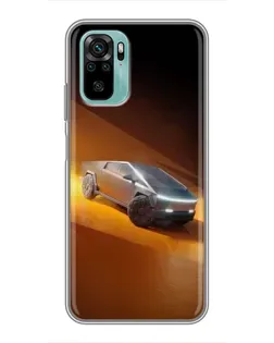 Чохол для Xiaomi Redmi Note 10 з картинкою «Cybertruck у пустелі» Чохол для Xiaomi Redmi Note 10 з картинкою «Cybertruck у пустелі»