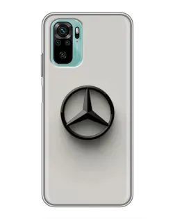 Чехол для Xiaomi Redmi Note 10 с картинкой «Mercedes Maybach стиль»