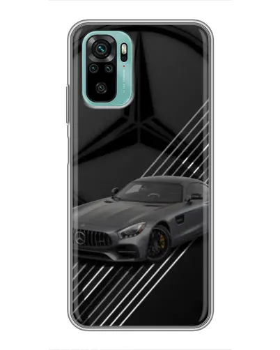 Чохол для Xiaomi Redmi Note 10 з картинкою «Mercedes AMG — графіка»