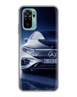 Чохол для Xiaomi Redmi Note 10 з картинкою «Mercedes EQ — майбутнє»