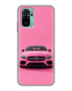 Чехол для Xiaomi Redmi Note 10 с картинкой «Розовый Mercedes AMG» Чехол для Xiaomi Redmi Note 10 с картинкой «Розовый Mercedes AMG»